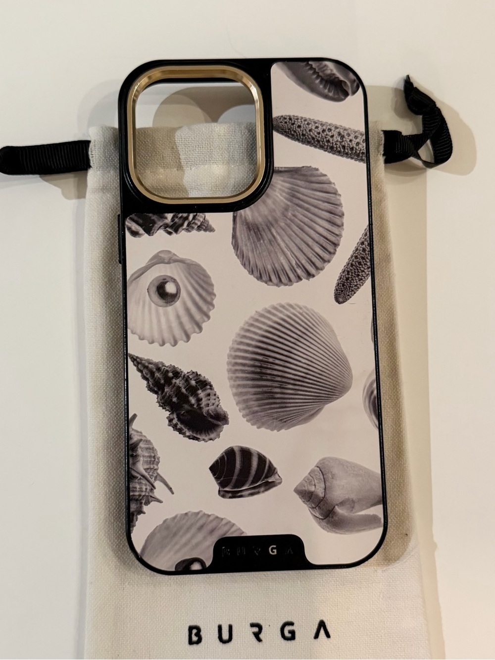 Burge Seashell Print iPhone 14 Pro Max Case